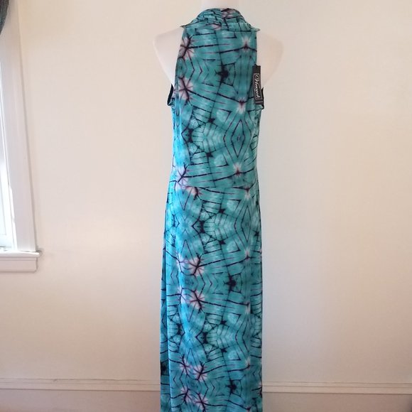 NEW Viereck Tye Dye Sleeveless Maxi Dress XL - Picture 5 of 14